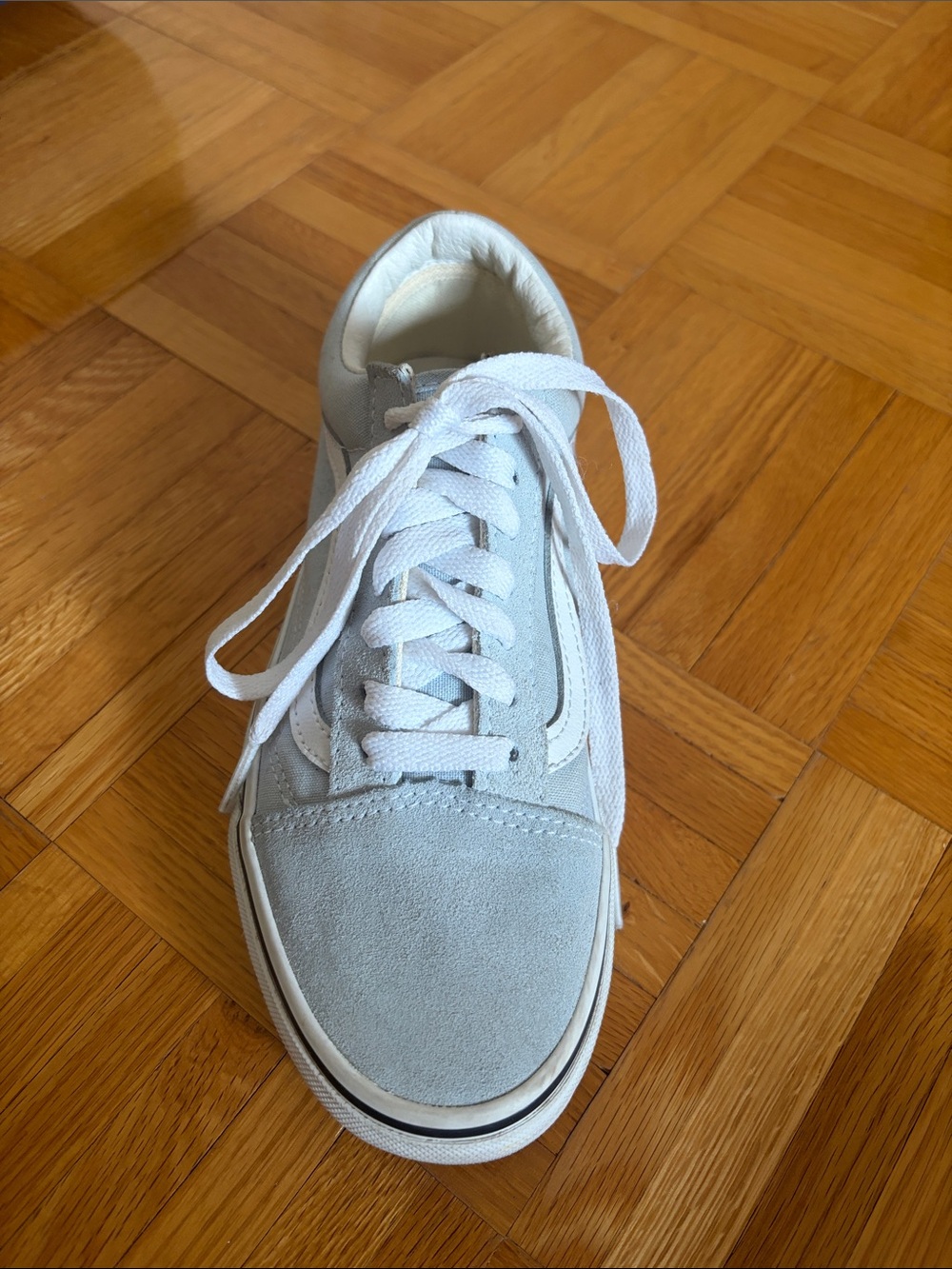 Vans Light blue and White Old Skool Sneakers